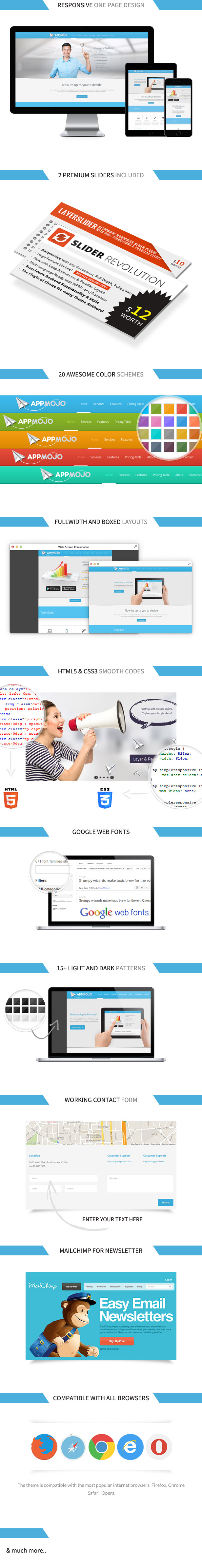 App Mojo - Software Landing Page HTML