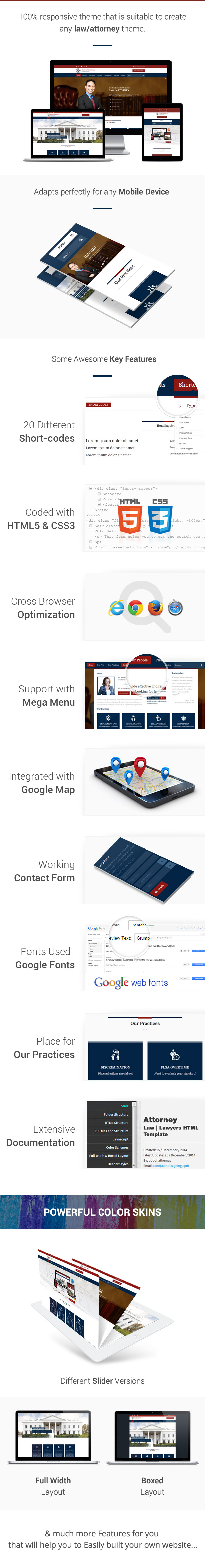 Attorney and Legal | Lawyer HTML Template
