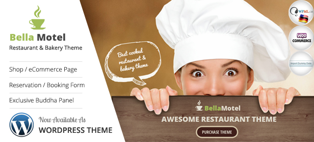 BellaMotel - Food, Restaurant Recipe HTML