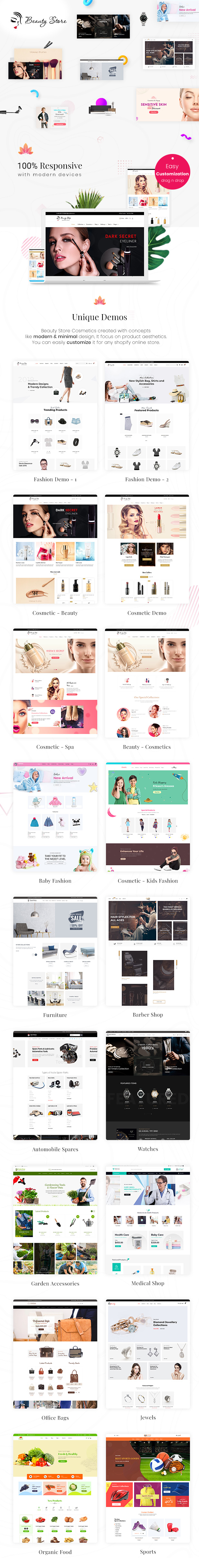 Beauty Store - Multipurpose Shopify Theme - 1