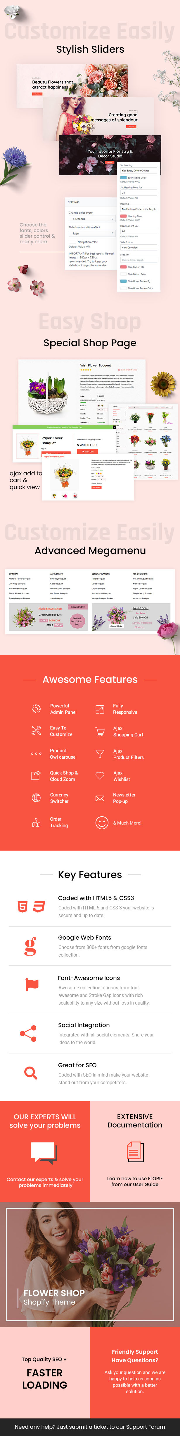 Florie - Flower Shop, Florist Shopify