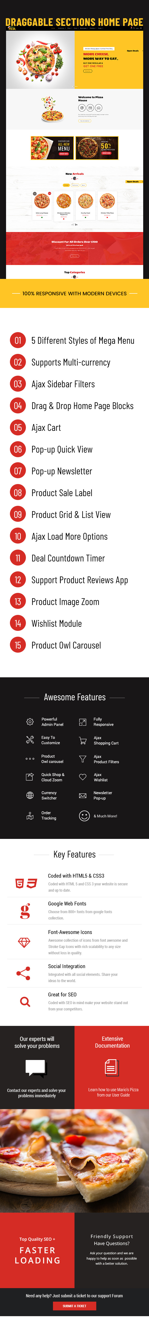 Marios - Food Store Shopify Theme