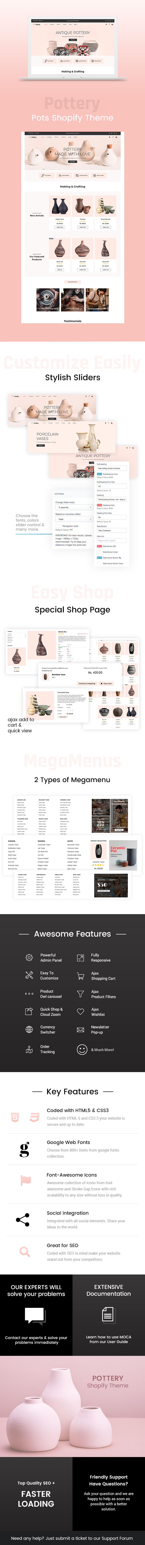 Moca - Shopify Ceramic, Handmade Artists Shop Theme