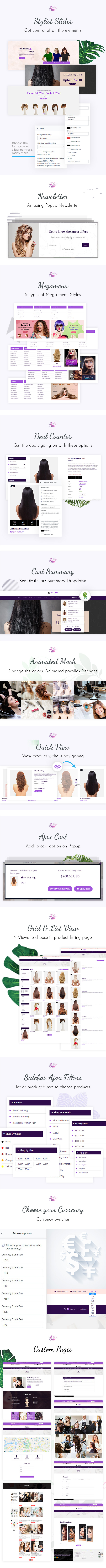 Muhil | Hair Salon, Extension & Hairdresser Shopify Theme