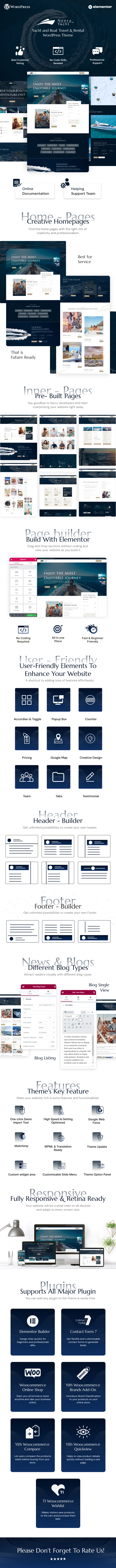 Neera WordPress Theme for Marine Businesses