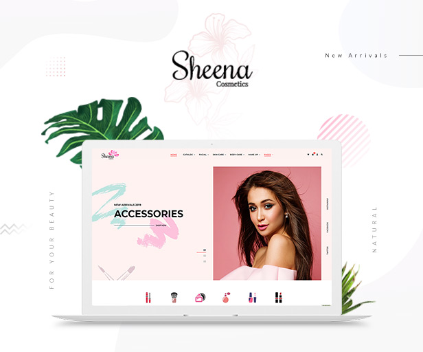 Sheena - Beauty Cosmetic Shopify Theme