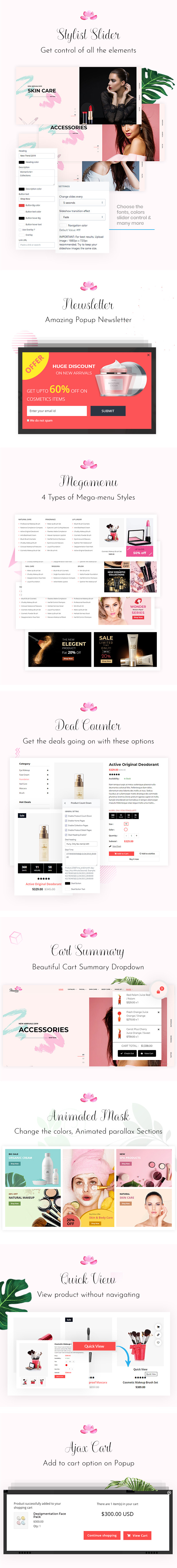 Sheena - Beauty Cosmetic Shopify Theme