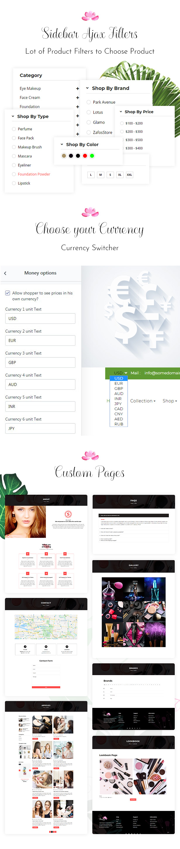 Sheena - Beauty Cosmetic Shopify Theme
