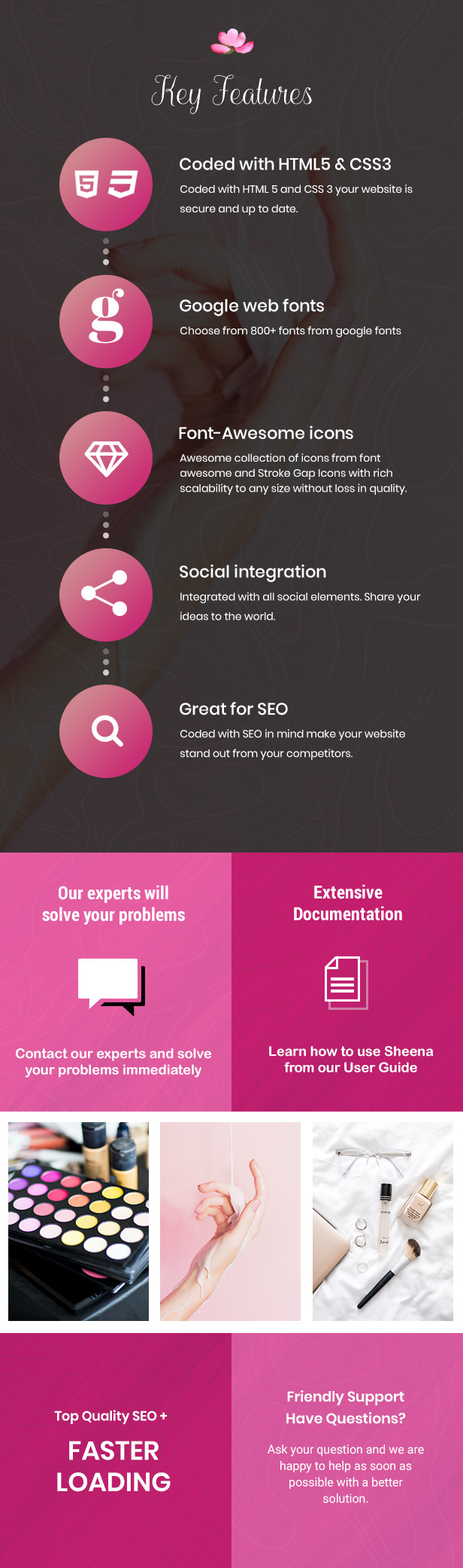 Sheena - Beauty Cosmetic Shopify Theme