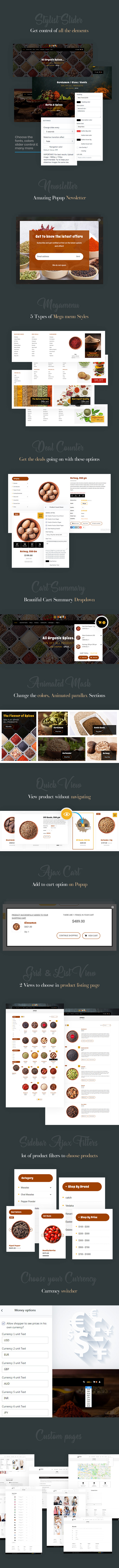 Waffy | Spices, Dry Fruits and Nuts Organic shop Shopify Theme - 3