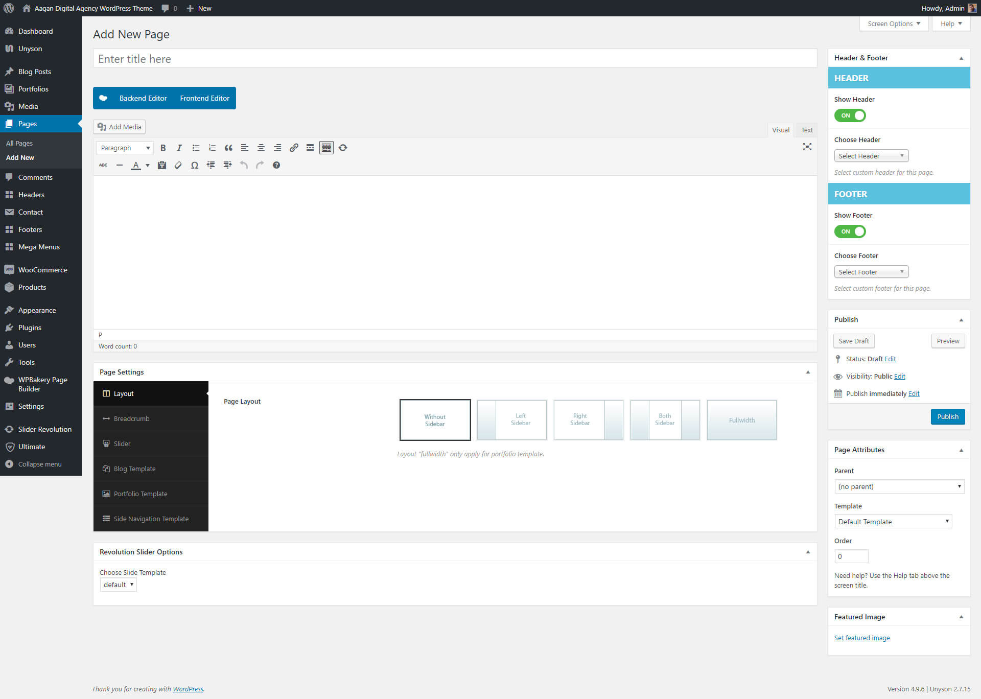   Adding & Aagannizing Menu Items