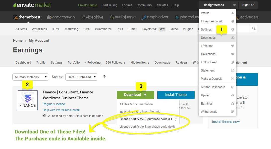download theme files