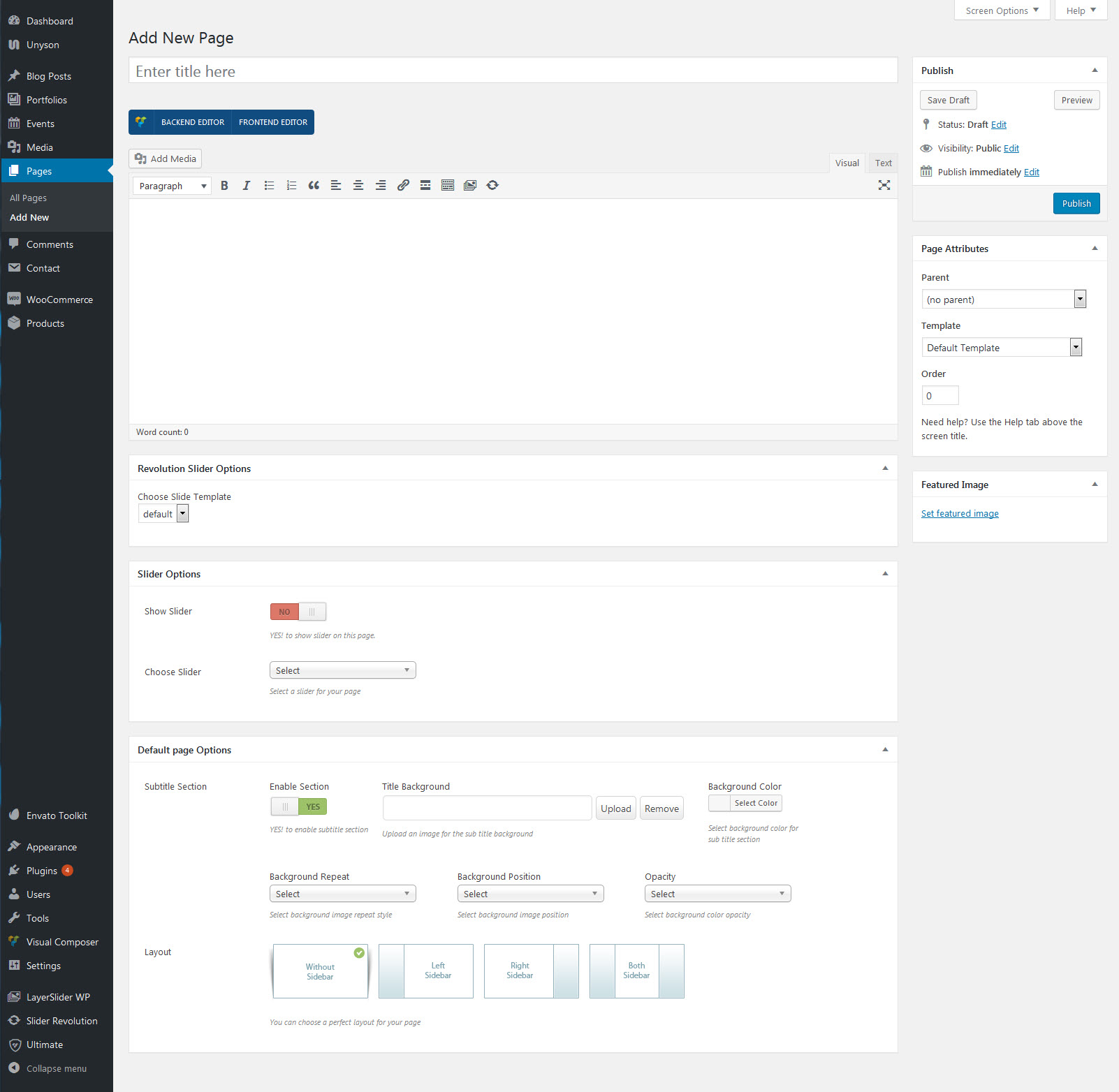   Adding & Organizing Menu Items