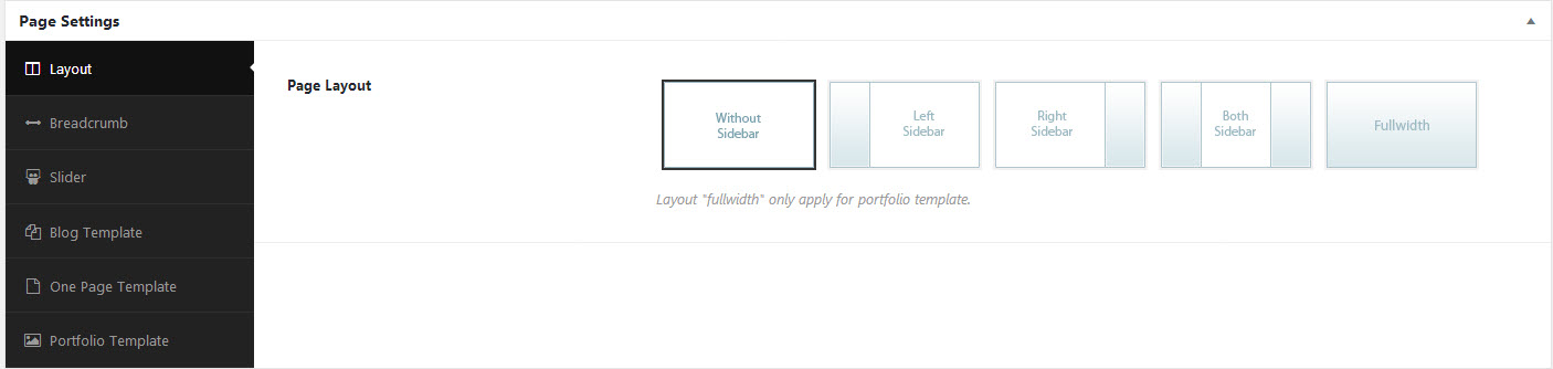 One Page Template