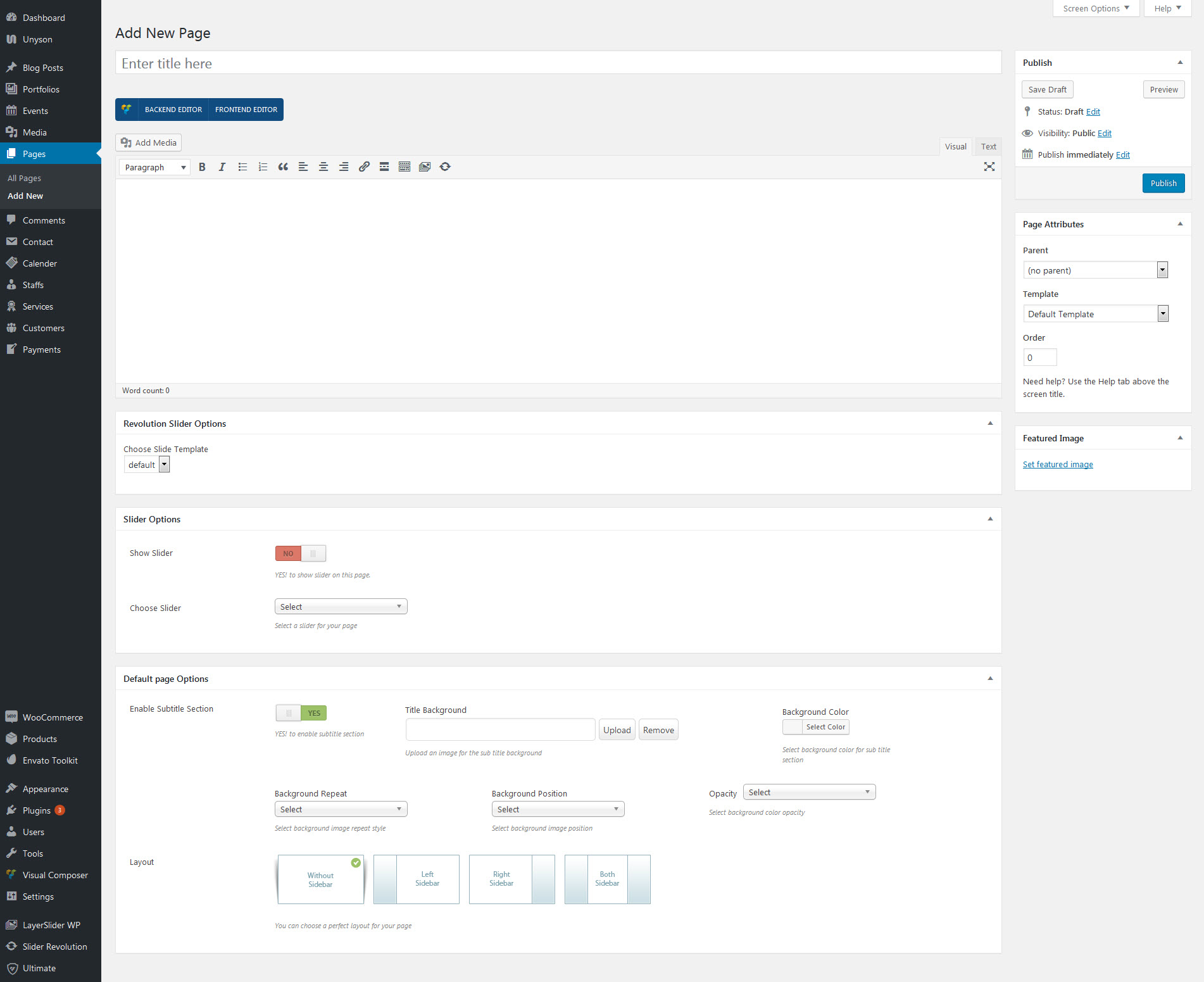   Adding & Organizing Menu Items