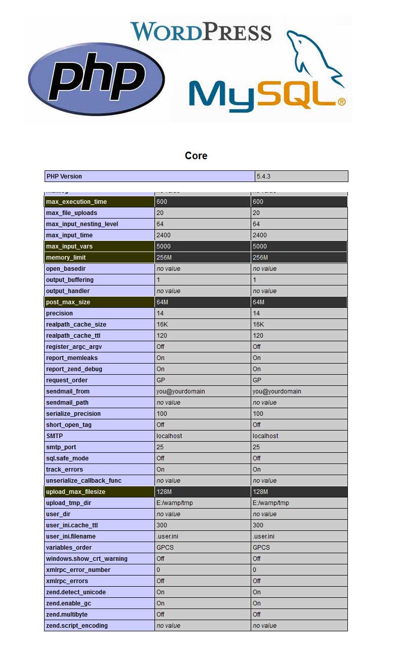 Server Requirements