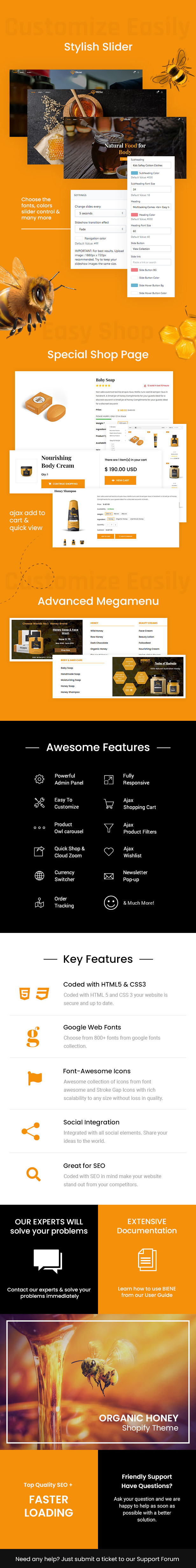 Biene - Honey Shop Shopify Theme