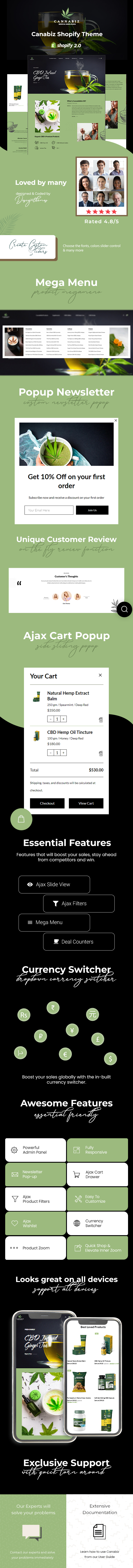 Cannbiz - Medical Cannabis Shopify Store - 1