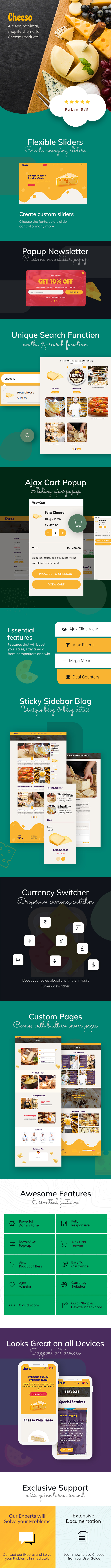 Cheeso | Organic Cheese Products Shopify Store
