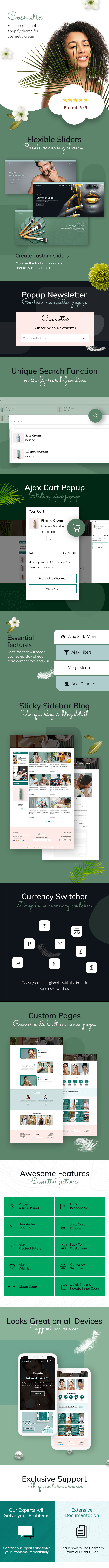 Cosmetix - Beauty Cosmetics Shopify Theme