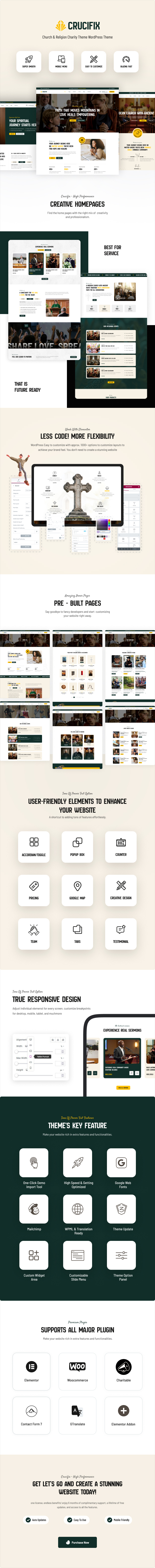 Crucifix - Church, Religion WordPress Theme - 1