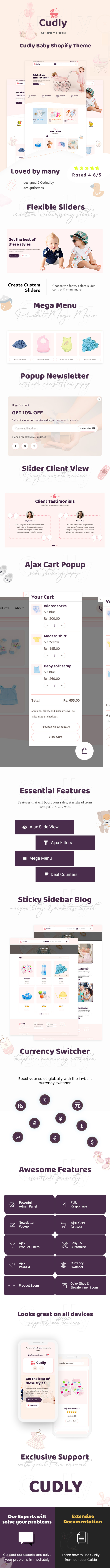 Cudly - Toys Store, New Born Babies Shopify Theme