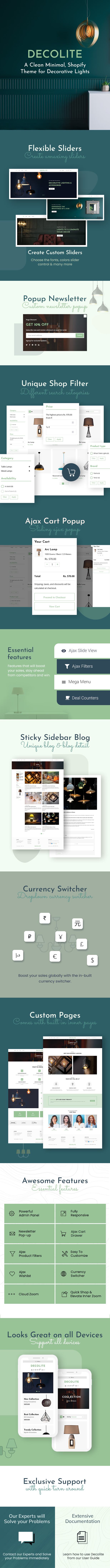 Decolite - Interior Decor, Lights Shop Shopify Theme - 1