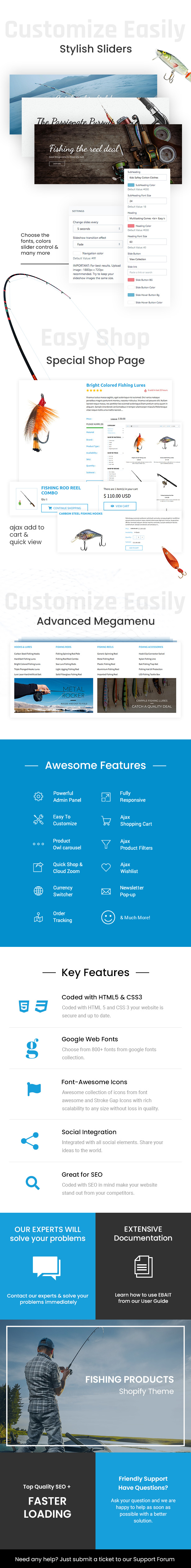 eBait - Hunting, Fishing Shop Shopify Theme