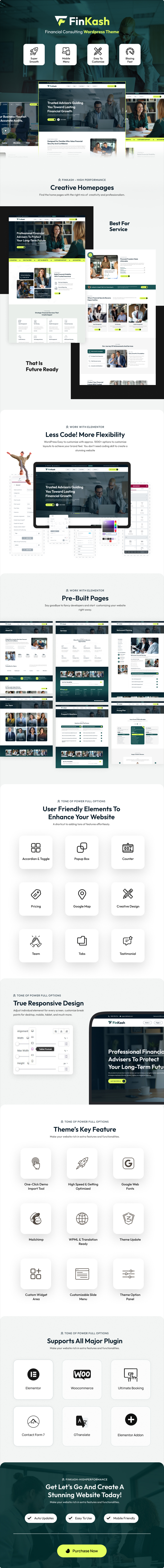 Finkash - Finance Consulting WordPress Theme - 1