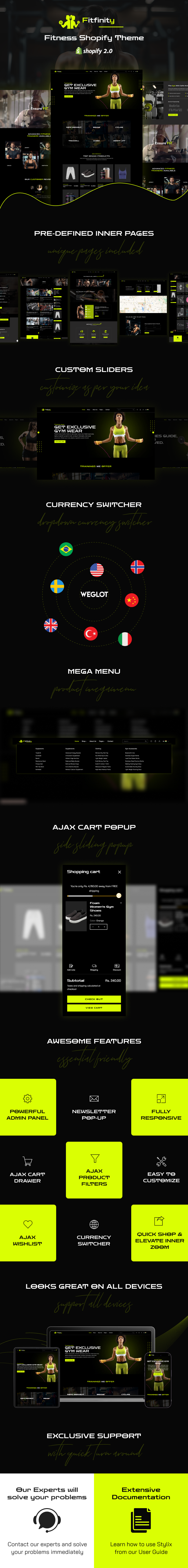 Fitfinity - Fitness Gym Equipment Shopify Theme