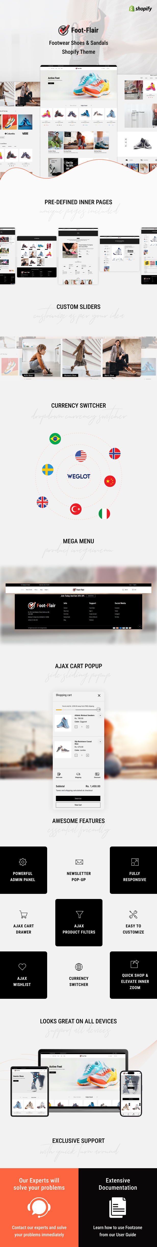 FootFlair- Footwear, Shoes Store Shopify Theme