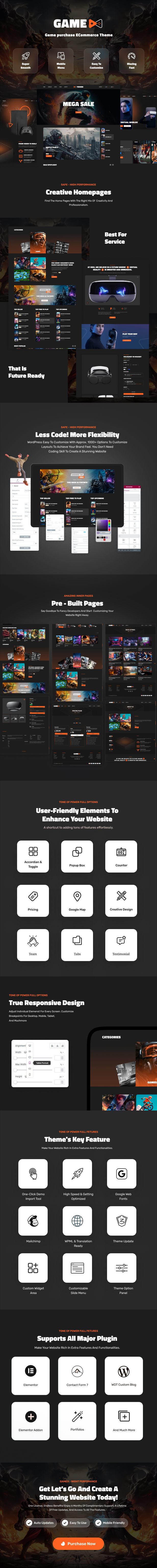 GameX - Game purchase ECommerce Theme - 1