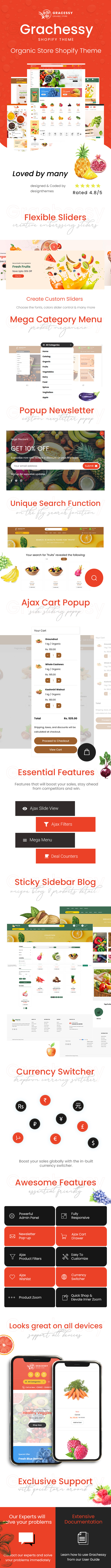 Gracessy | Grocery Store Shopify Theme