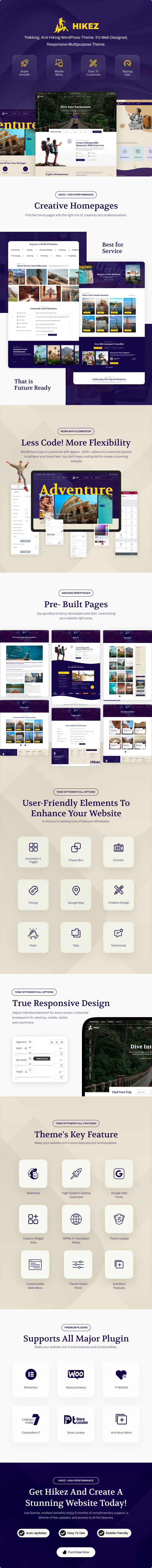 Hikez - Chủ đề WordPress Du lịch & Du lịch mạo hiểm - 1