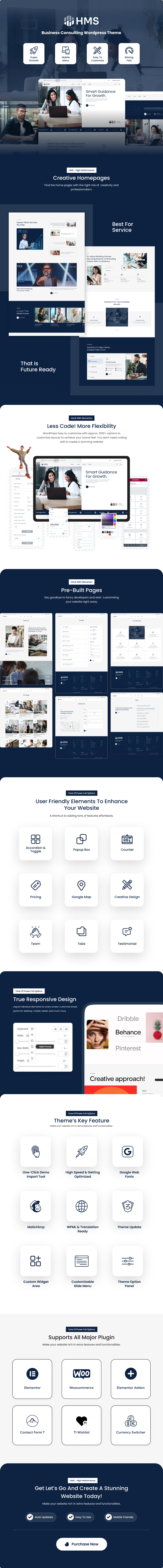 HMS - Business Consulting WordPress Theme - 1
