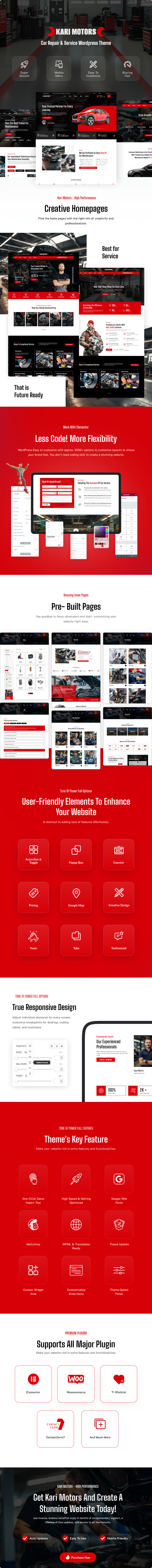 KariMotors - Car Repair & Service Wordpress Theme