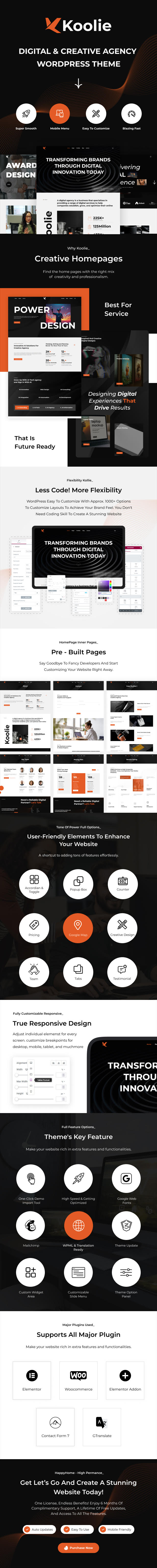 koolie - Creative Elementor Theme