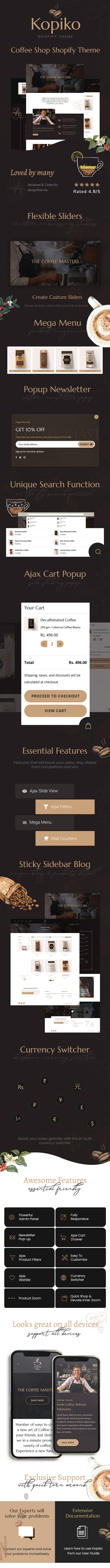Kopiko - Coffee Shop Shopify Theme