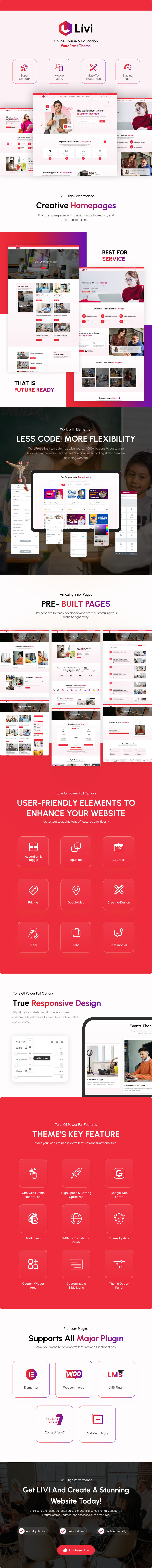 Livi - Education WordPress Theme - 1