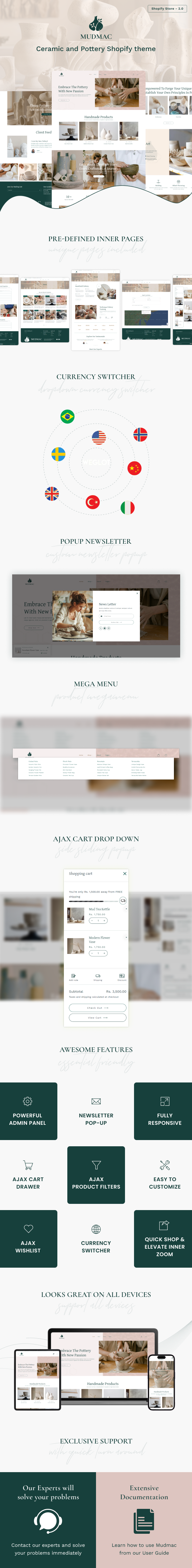 Mudmac - Handmade Shop Shopify Theme