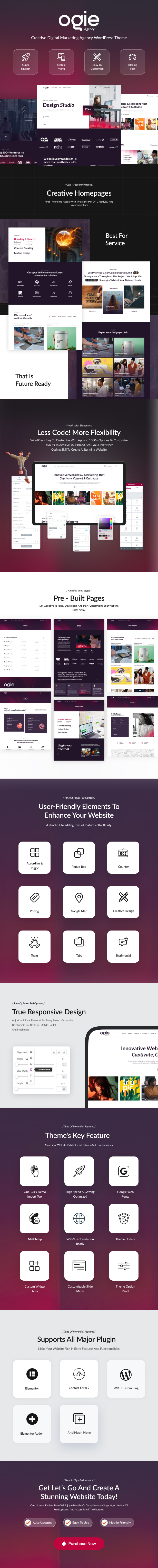ogie - Digital Agency & Portfolio WordPress Theme - 1