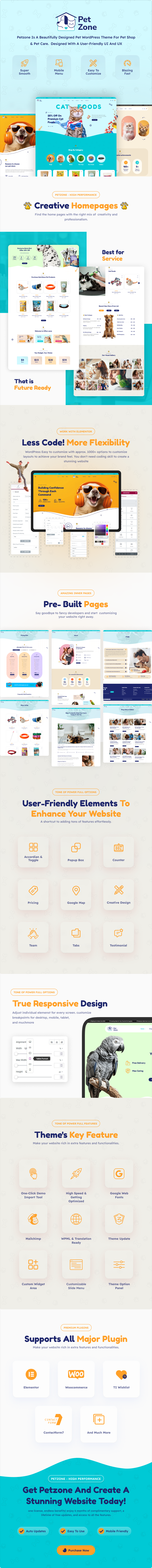 Petszone - Chủ đề WordPress Chăm sóc thú cưng & Cửa hàng thú cưng - 1