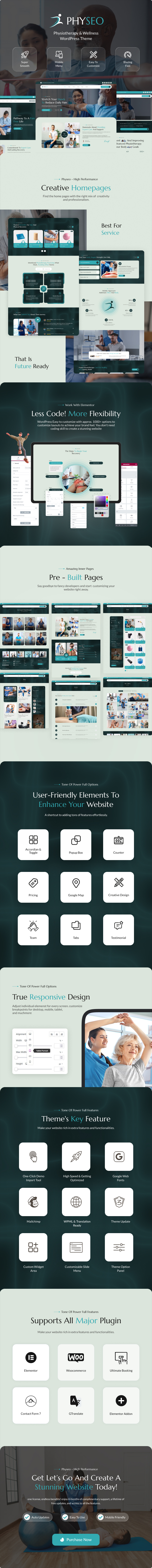 Physeo - Physiotherapy & Wellness WordPress Theme - 1