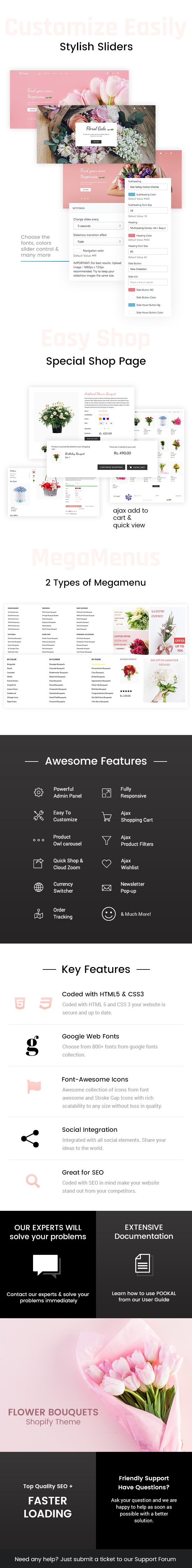 Pookal - Flower Shop & Florist  Shopify Theme - 1