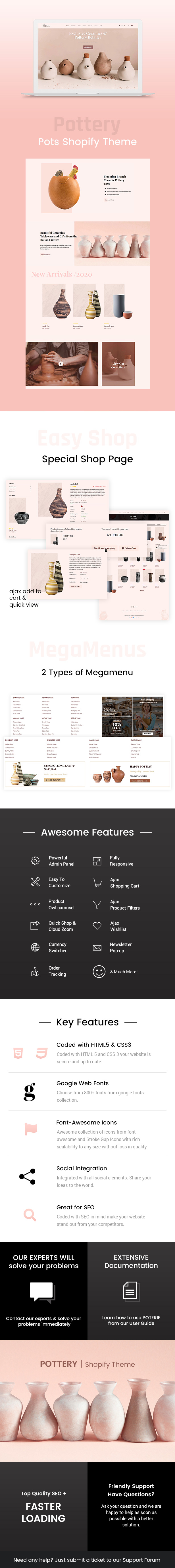 Poterie - Handmade, Ceramic Artist Shopify Theme - 1