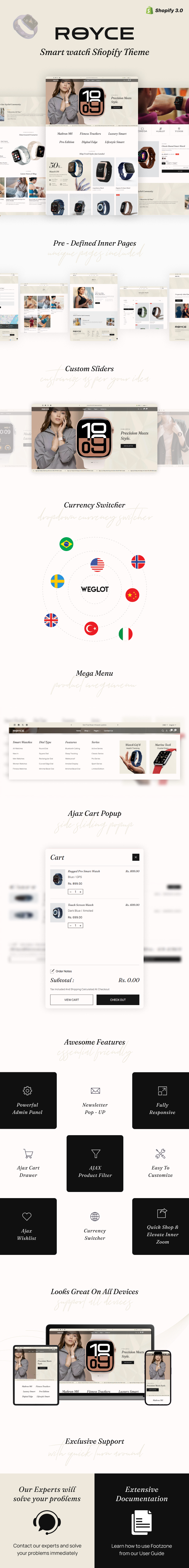 Royce | Watches Shopify Theme (Theme Block OS 3.0) - 1