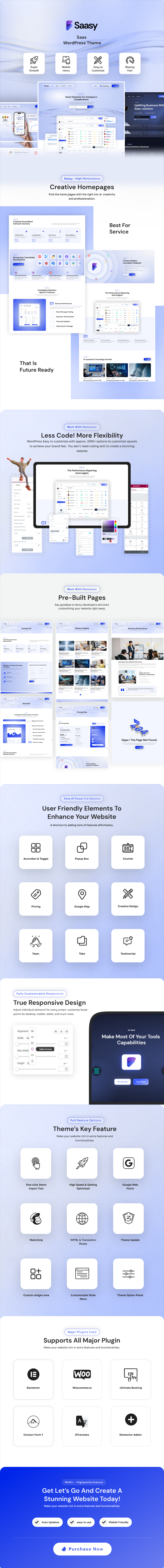 Sassy - Saas WordPress Theme - 1