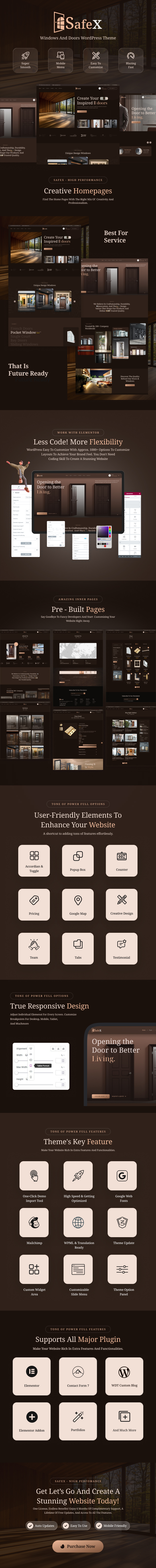 Safex - Windows & Doors WordPress Theme - 1