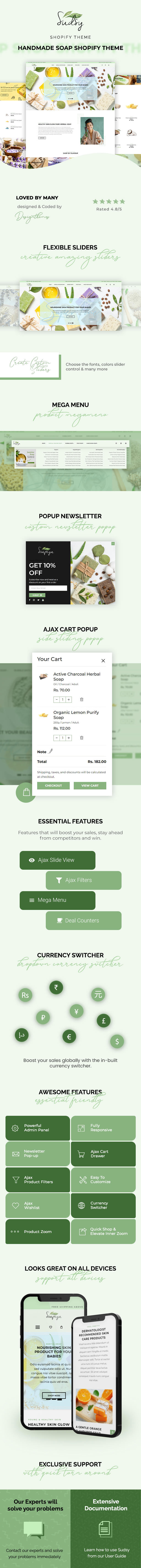Sudsy - Handmade Shopify Theme - 1