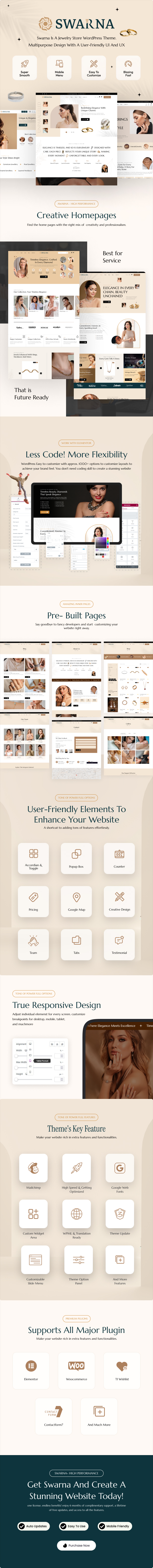 Swarna - Jewelry Store WordPress Theme - 1